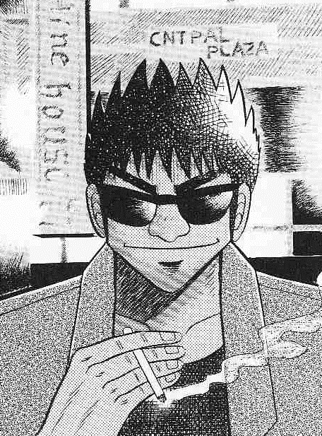 サングラスをかけた川田