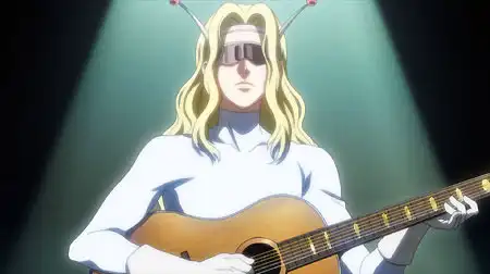 ギターを持つアニメ レベルEの王子
