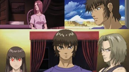 アニメPROJECT ARMSの登場人物を描いたトムス公式紹介の場面